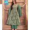 MCM Pure Gold Vol-1 - Anarkali Kurti With Pant Dupatta